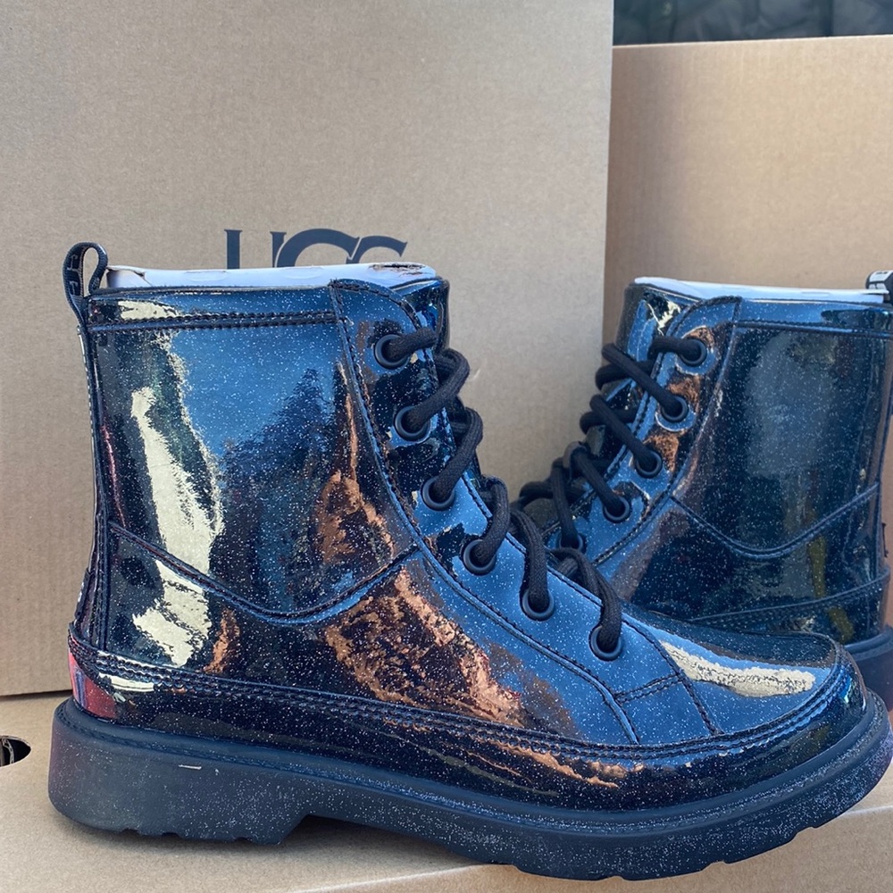 UGG Kids Robley Glitter Black size kids 4
